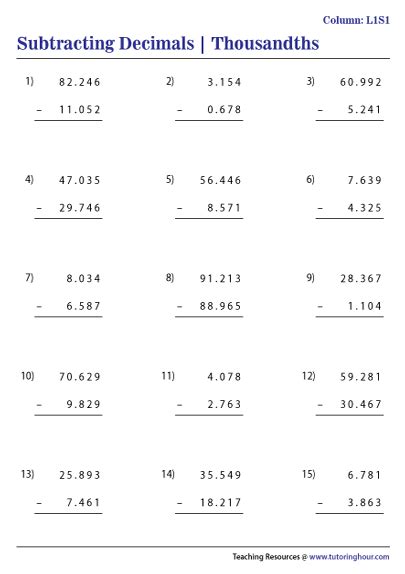 Free Printable Adding Decimals Worksheet [PDFs] Brighterly.com - Worksheets Library