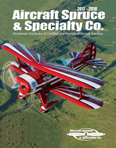 2017-2018 Aircraft Spruce Catalog