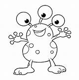 Alien Coloring Pages  For Kids And Adults sketch template
