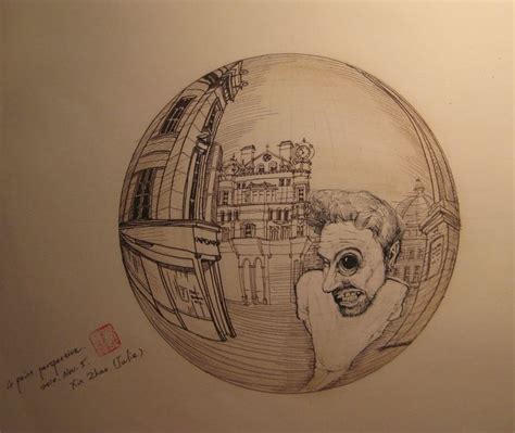 3 point perspective in a sphere. | PERSPECTIVE DRAWING | Pinterest | Vanishing point ...