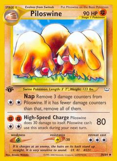 Piloswine Pokémon Card Value & Price | PokemonCardValue