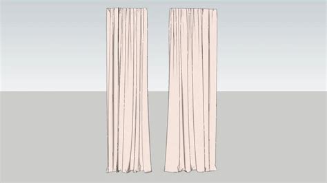 curtain | 3D Warehouse | Curtains, Pink curtains, 3d curtains