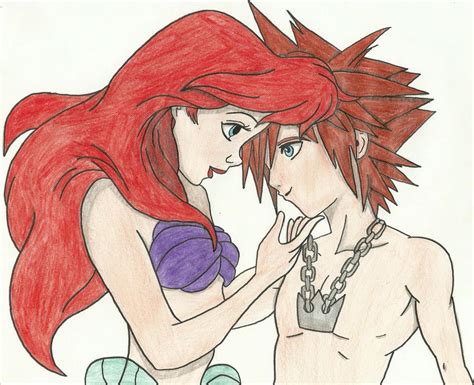 Ariel And Sora In Love by Draculsondevil on DeviantArt