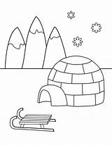 Igloo Coloring Letter Alphabet Print Pages Bigactivities Colouring  sketch template