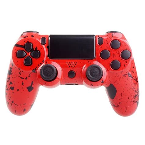 Custom Controllers PlayStation 4 Controller - Red Splatter Games Accessories | Zavvi Australia