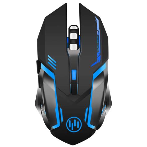 Buy Wireless Gaming Mouse, Scettar Rechargeable Computer Gaming Mouse Unique Silent Click, 7 ...