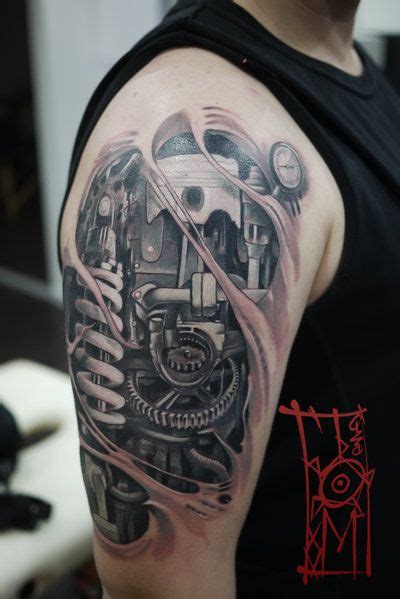 25 best Mechanical Arm Tattoo images on Pinterest | Tatoos, Mechanical ...