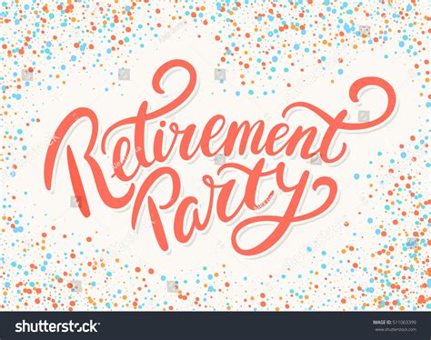 Retirement Party Banner Stock Vector (Royalty Free) 511063399 ...