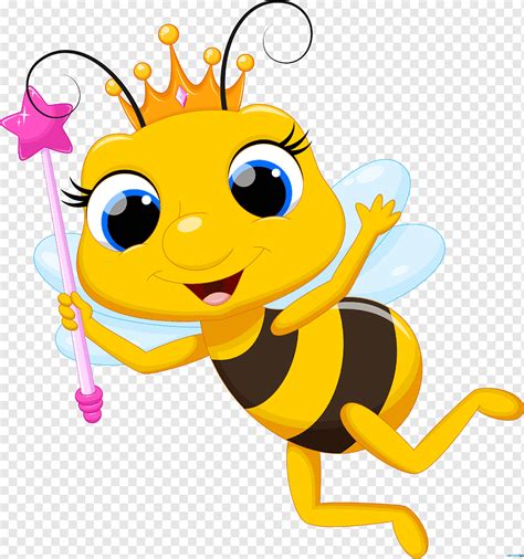 Queen bee, insect, honey Bee, animals, smiley png | PNGWing