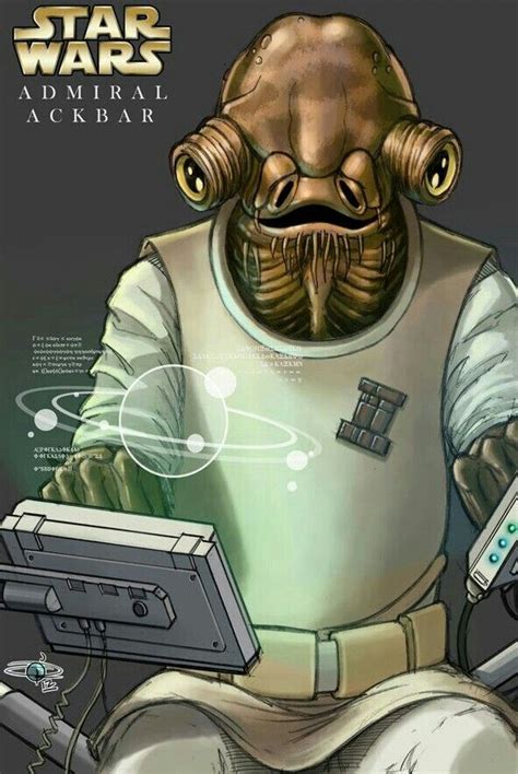 ADMIRAL ACKBAR | Star wars comics, Star wars species, Star wars figures