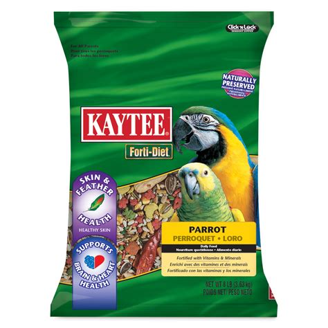 Kaytee Forti-Diet Parrot Food, Feather Health, 8 lb - Walmart.com