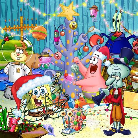 SpongeBob Christmas Wallpapers - Wallpaper Cave