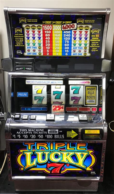 IGT Triple Lucky 7s Slot Machine