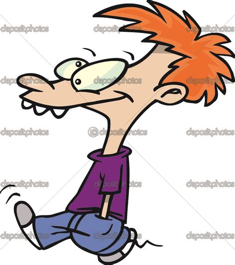 Cartoon Goofy Kid Stock Vector Image by ©ronleishman #13949498