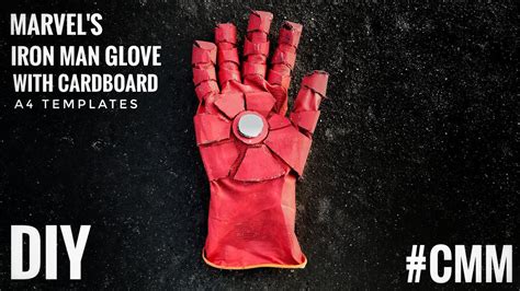 How to make Iron Man Glove with Cardboard at Home | Marvel Iron Man Hand | DIY Crafts | CMM ...