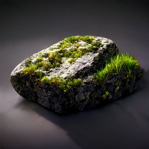 ArtStation - Moss on Rock