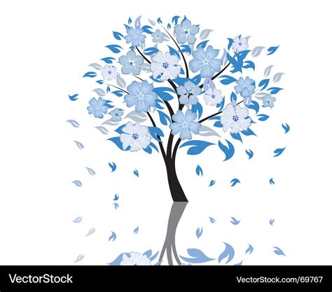 Blossom tree Royalty Free Vector Image - VectorStock