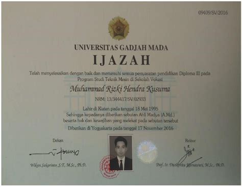 Ijazah D3 | PDF