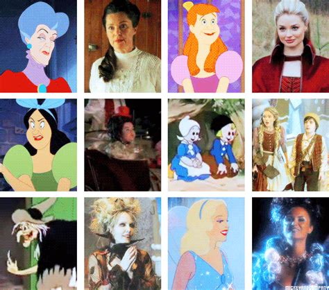 the many faces of disney princesses in their respective outfits and ...