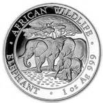 2013 1 oz Silver Somalian African Elephant Coin 1oz Silver Somalian African Elephant Coin ...