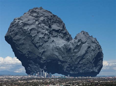 Comet 67P compared to Los Angeles | The Planetary Society