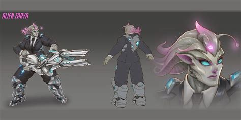 Zarya Alien Skin Art - Overwatch Art Gallery | Art gallery, Concept art ...