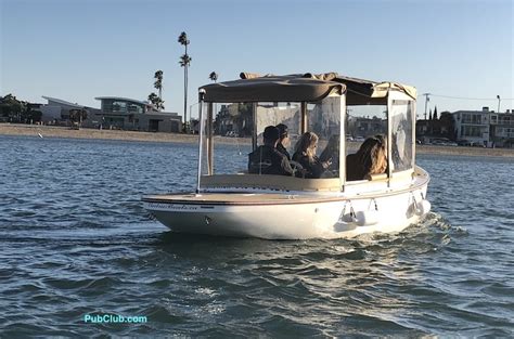 Newport Beach Duffy-Style Electric Boat Rentals Pricing & Information