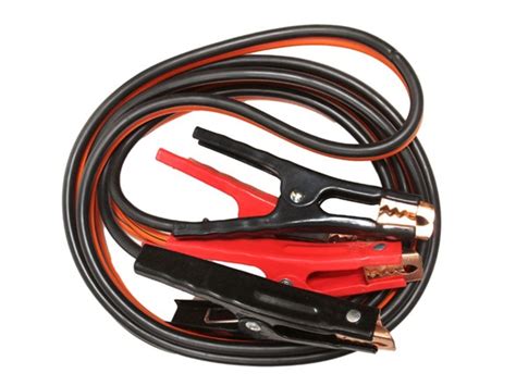 Jumper Cables with Extended Clamps, 500-AMP