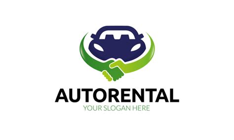 Auto rental logo vector - Vector Car free download