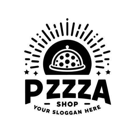 Premium Vector | Pizza shop logo vector illustration