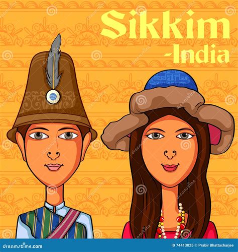 Sikkim In India Map. Sikkim Map Vector Illustration | CartoonDealer.com ...