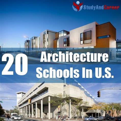 Top 20 Architecture Schools In U.S. | School architecture, World university, Career options