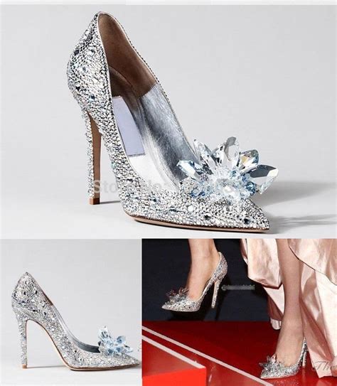 Cinderella Glass Slipper Wedding Shoes