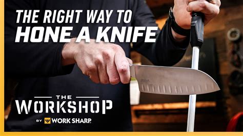 How to Hone Kitchen Knives - How to use a Honing Steel or Ceramic ...