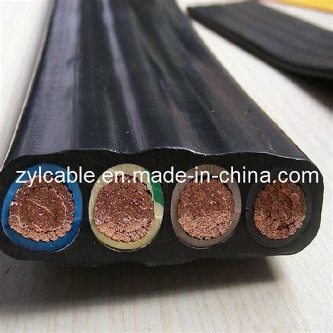 Flat Submersible Pump Cable / 4 Core Rubber Flat Cable (JHS) - China ...