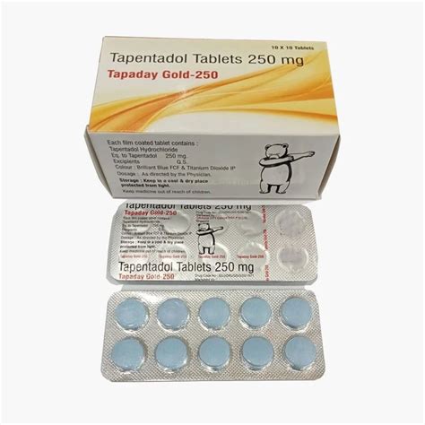 Tapentadol Tapaday 250mg Tablets (Bear Brand) at Rs 650/stripe ...