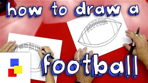 How To Draw A Football (American)