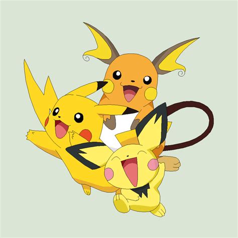 Pichu Pikachu Raichu Wallpapers - Top Free Pichu Pikachu Raichu ...