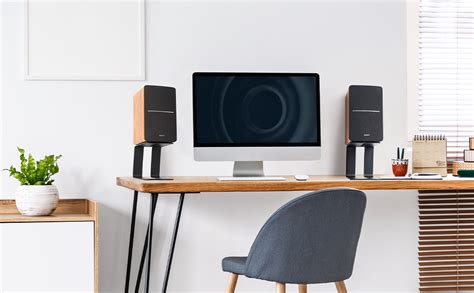 Desktop Speaker Stands, Studio Monitor Speaker Stand for Small & Medium Bookshelf Computer ...