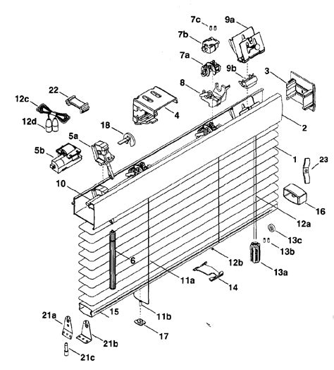 Diagram Of Window Blinds And Parts