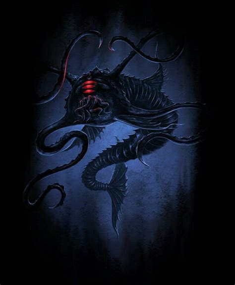 Aboleth. Terror from the deep. | Fantasy monster, Shadow monster ...