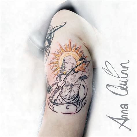 URSA MAJOR Tattoo Studio on Instagram: “@annaquinntattoos Apollo design. If I were the sun god I ...