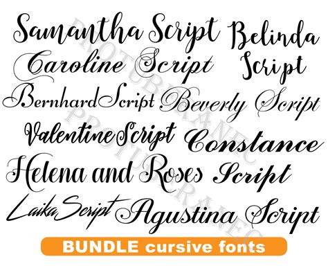 Bundle fonts for Cricut & Silhouette Bundle cursive font Font | Etsy