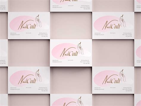 Nail Salon Business Card Template Nail Stylist Editable | Etsy