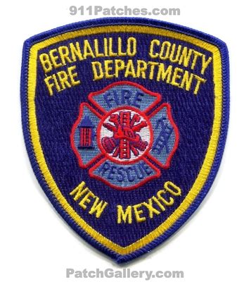 New Mexico - Bernalillo County Fire Rescue Department Patch (New Mexico ...