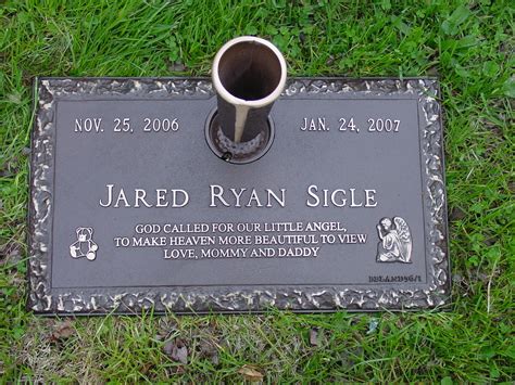 Classic Design Grave Marker with Flower Vase | Grave marker, Headstones ...