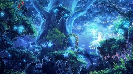 Magical blue forest - Fantasy & Abstract Background Wallpapers on Desktop Nexus (Image 2096337)