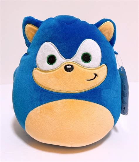 SQUISHMALLOWS x SEGA Sonic the Hedgehog 8" Sonic Blue Plush Doll Toy ...