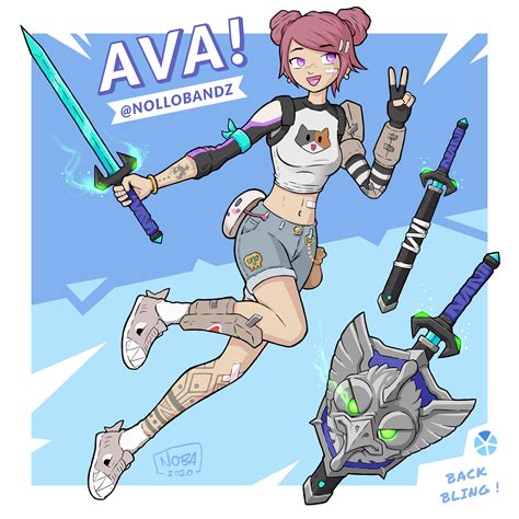 💖 AVA! 💖 [Fortnite Skin Concept] - A.v.a = Art's Very Alive! A tribute ...