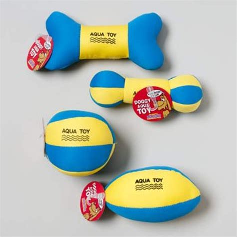 Aqua Pool Water Squeaky Dog Toys (Pack of 4 Styles) Floatable With Squeaker | Perfect Pool Water ...